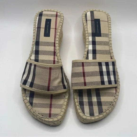Burberry | Espadrille Slip on Wedge Sandal | EU40 - Picture 10 of 16